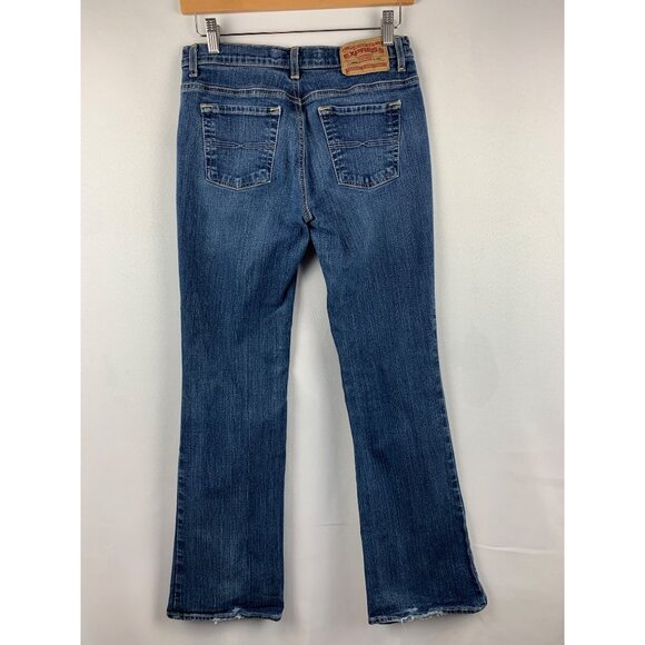 Express Womens Denim Jeans 4R Precision Fit Sarula - Picture 4 of 6